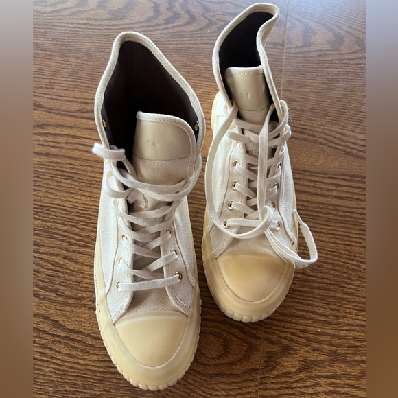 NEW Allsaints Dana Ghost High Top Sneaker - Picture 12 of 14